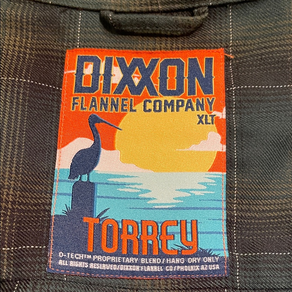 DIXXON Flannel Company XLT Shirt “ TORREY”  Snap Button